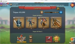 Conta Lords Mobile