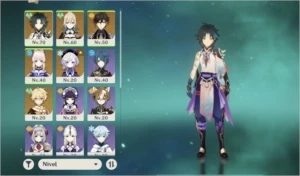 Ar38, xiao + jade, kokomi, zhongli, Jean c1 e qiqi - Genshin Impact