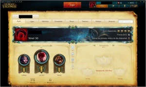 CONTA UNRANKED <> BORDA PLATINA - League of Legends LOL