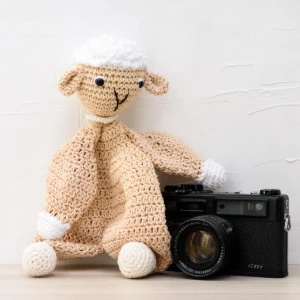 Naninha Ovelha Amigurumi Artesanal Bebê Objeto Apego Sono - Artesanato e Personalizados