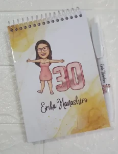 Kit 20 Bloquinhos A6 Personalizados com 50 Folhas - Artesanato e Personalizados