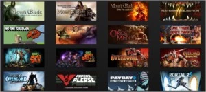 Conta Steam com mais de 160 jogos com 80% de desconto