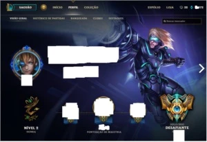 CONTA LOL CHALLENGER - League of Legends
