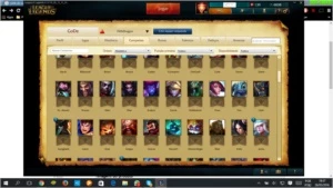 COnta de lol platina 1 mais de 300 skins, sivir vitoriosa... - League of Legends