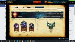 COnta de lol platina 1 mais de 300 skins, sivir vitoriosa... - League of Legends