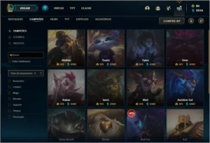 Conta ouro 3 com 150 champs e 167 skins Nivel 467 (MAIN ADC) - League of Legends LOL