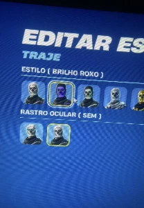 conta fortnite Caveira roxa