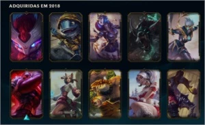 CONTA LVL 147 PRATA 1 VARIAS SKINS LENDÁRIAS - League of Legends LOL