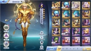 SAINT SEIYA AWAKENING - COM 1320 GEMAS AVANÇADAS E LIVROS SSA
