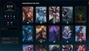 Conta de lol 860 skins - League of Legends