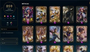 Conta de lol 860 skins - League of Legends
