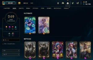 Conta Esmeralda 4 Mmr alto Varias skins - League of Legends LOL