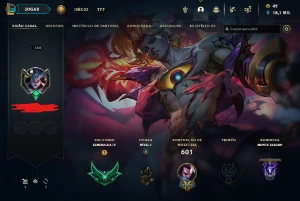 Conta Esmeralda 4 Mmr alto Varias skins - League of Legends LOL
