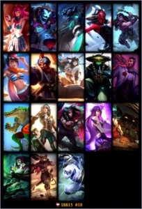 Conta Gold V com skins - League of Legends LOL