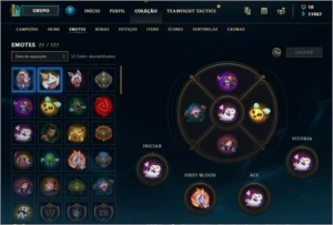 Conta de LOL DIAMANTE 4 MMR ALTO 69% win rate - League of Legends