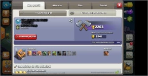 Clash of clans cv8 semi full, cdc 6 semi full