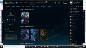 Conta de LOL platina 3 solo/duo diamante 3 TFT ALL Champions - League of Legends