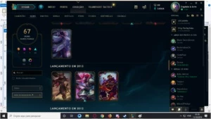 Conta de LOL platina 3 solo/duo diamante 3 TFT ALL Champions - League of Legends