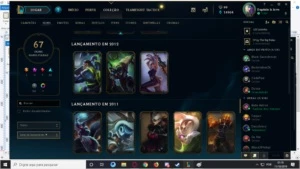 Conta de LOL platina 3 solo/duo diamante 3 TFT ALL Champions - League of Legends