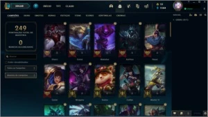 Vendo Smurf Ouro 4 com 38 skins - League of Legends LOL