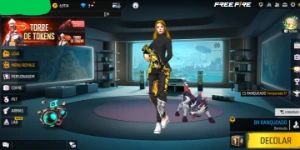 Conta Free Fire Rara Com Calça Angelical Amarela Fem E Masc