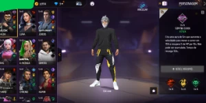 Conta Free Fire Rara Com Calça Angelical Amarela Fem E Masc