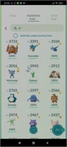 Conta lv 40 de 2016, com vários pokémons raros