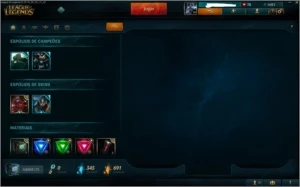 Conta Platina V - League Of Legends 16 Skins 63 Champs LOL
