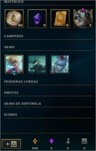 Conta de League of Legends Ouro 4 MMR Alto LOL