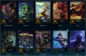 Conta de League of Legends Ouro 4 MMR Alto LOL