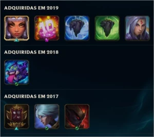 Conta de League of Legends Ouro 4 MMR Alto LOL