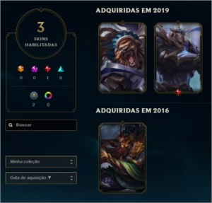 Conta de League of Legends Ouro 4 MMR Alto LOL