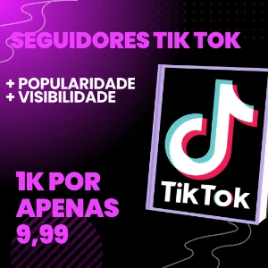 1 K Seguidores Tik Tok Por Apenas R$ 9,99 - Redes Sociais