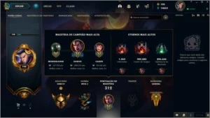 Conta Main Darius (top lane) - Ouro IV - League of Legends LOL