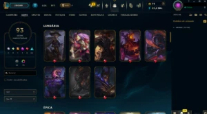 Conta Lol League Of Legends Diamante 2 Ex 600 Pdl Master