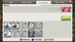 Conta rara de Clash Of Clans - Feitiço Papai Noél