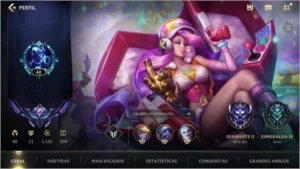 ESMERALDA IV + 21 SKINS + 46 CAMPEÕES + PASSE WILD COMPLETO - League of Legends: Wild Rift LOL WR