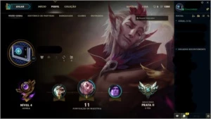 Conta lol Prata 2 MD10 - League of Legends