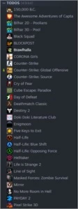 Conta da Steam com 18 anos de serviço