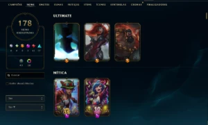 Conta Lol 100% Segura Full Acesso| Skins 178 | Nvl 586  - League of Legends