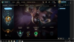 Conta league of legends com Janna Vitoriosa LOL