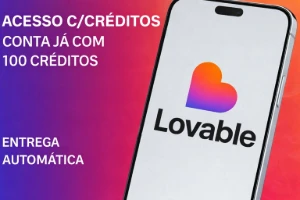 Contas Lovable com 100 Créditos – Apenas R$ 6,90 - Assinaturas e Premium