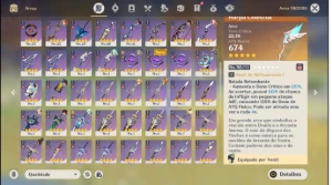 Conta Genshin Impact AR 57