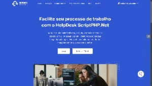 Script HelpDesk PHP, Suporte, Com Site e Chat Online - Outros