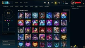 CONTA 800 SKINS - FULL CAMPEÕES - SERVIDOR NA - League of Legends LOL