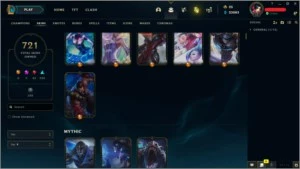 CONTA 800 SKINS - FULL CAMPEÕES - SERVIDOR NA - League of Legends LOL