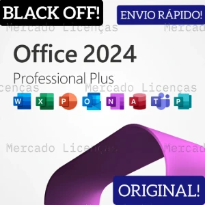 ⭐ Office 2024 Professional Plus Vitalício - C/ Nota Fiscal ⭐
