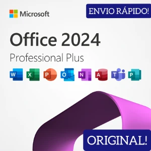 ⭐ Office 2024 Professional Plus Vitalício - C/ Nota Fiscal ⭐ - Softwares e Licenças