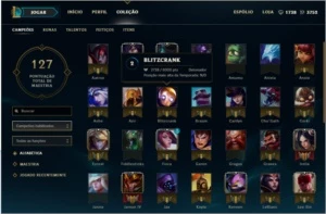 Conta Master com mmr alto - League of Legends LOL