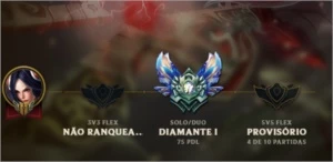Conta Master com mmr alto - League of Legends LOL